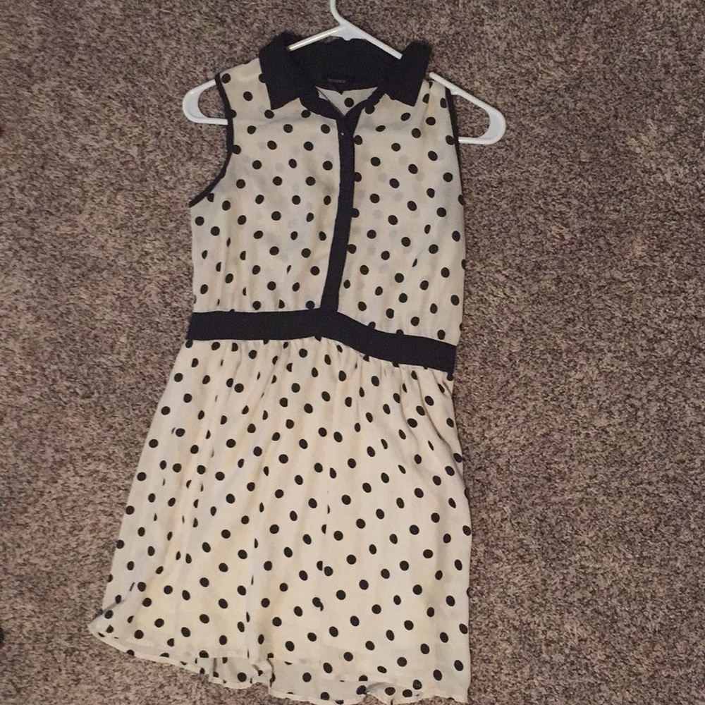 Black and white polka dot forever 21 dress